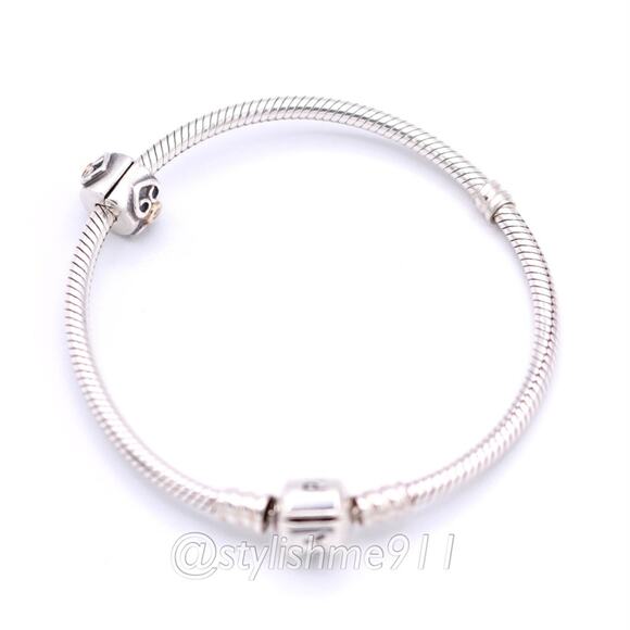 RARE - Authentic Pandora Double Heart Diamond Clip - 790382D - Picture 6 of 14